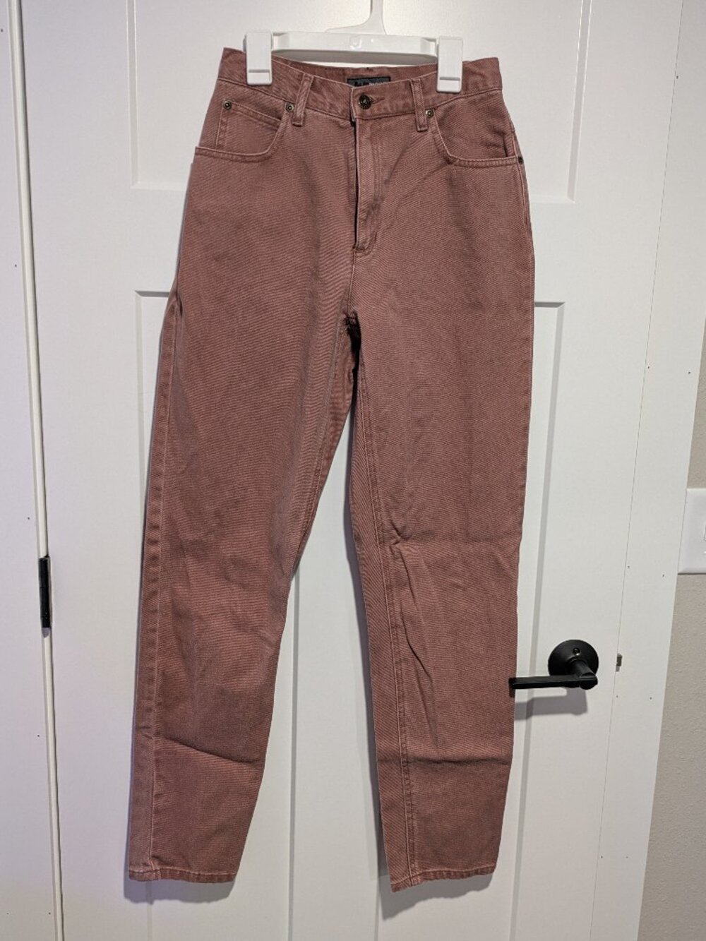 Vintage Lizwear Liz Claiborne High Rise Mom Jeans Dusty Rose Mauve Tapered Size